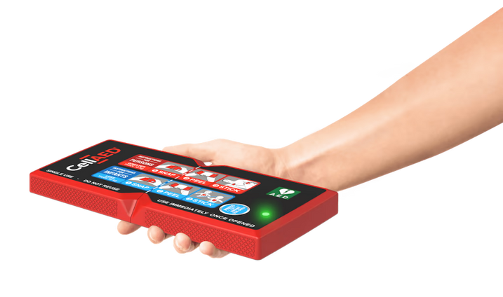 hand with CPR